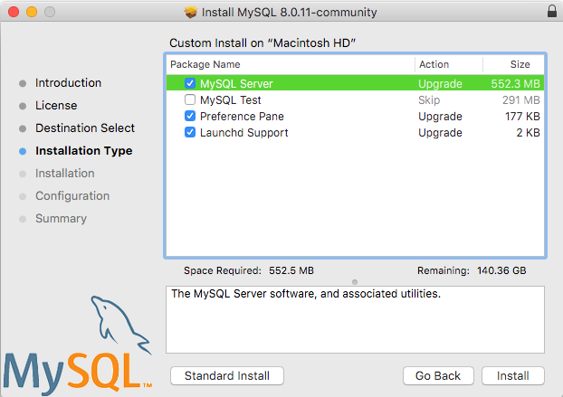 Mysql Download Mac 10.9